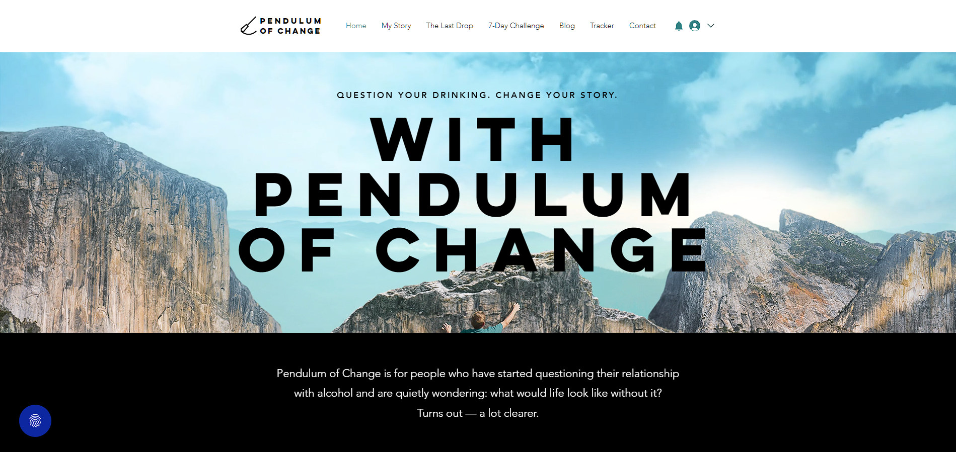 Pendulum of Change homepage